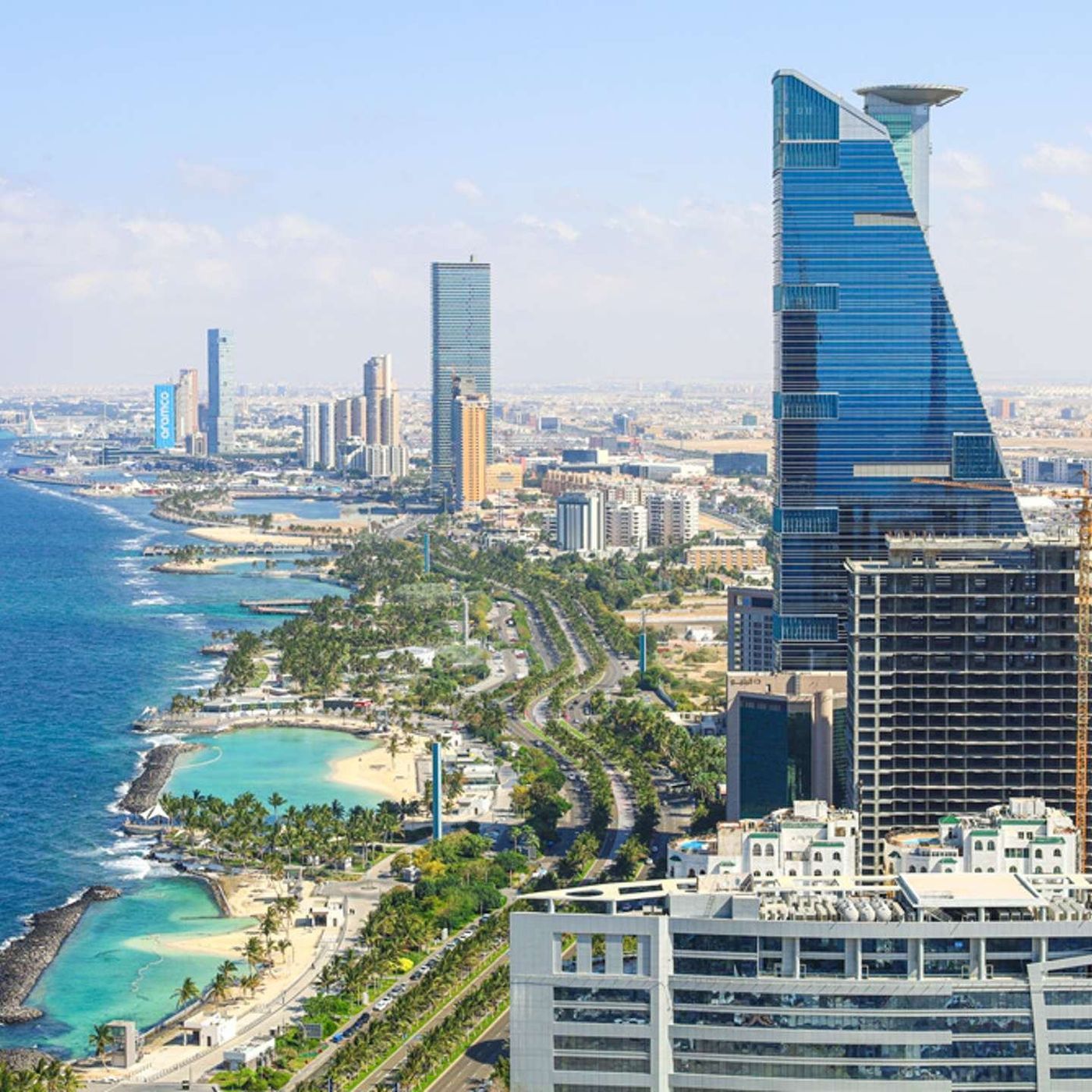Jeddah waterfront and towers